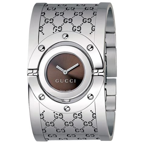 gucci watch ladies silver|ladies gucci bracelet watch.